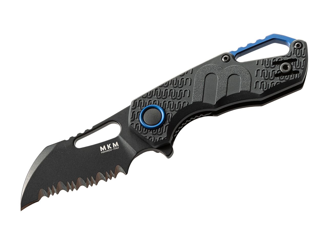 Taschenmesser Isonzo Black Hawkbill Serrated von MKM