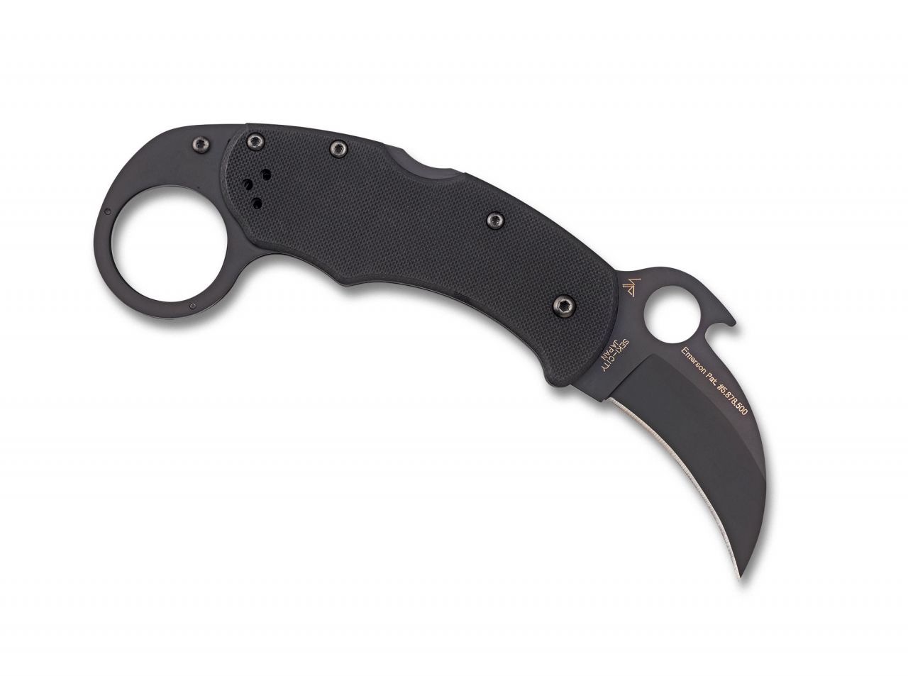 Taschenmesser Karahawk Black G10 Black Blade von Spyderco