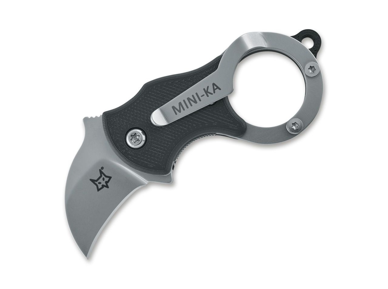 Taschenmesser Mini-Ka Black Sandblasted Karambit von Fox Knives