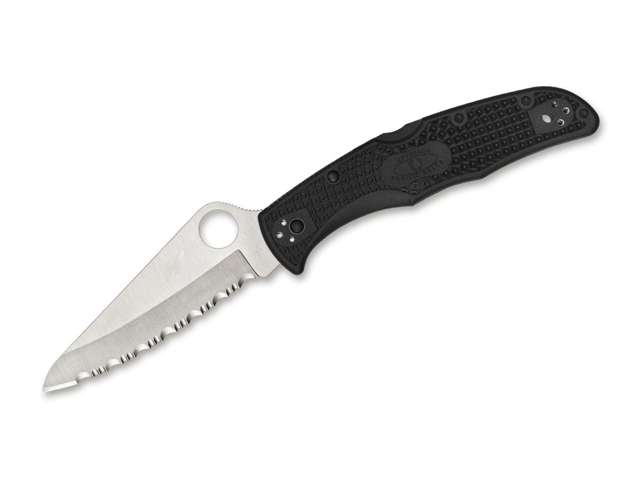 Taschenmesser Pacific Salt 2 Serrated Sägezahnung von Spyderco