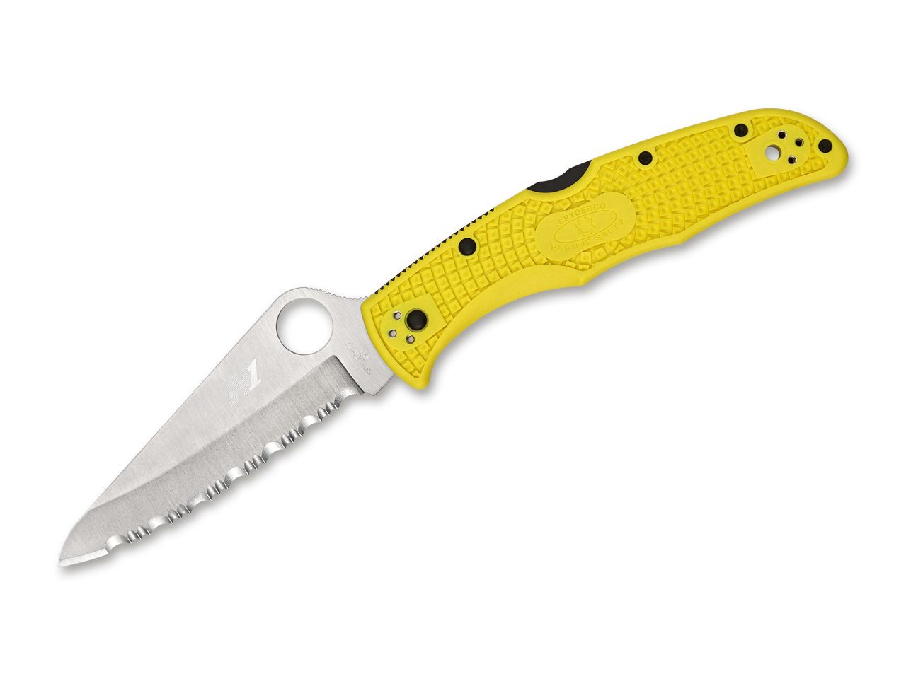 Taschenmesser Pacific Salt 2 Yellow Serrated von Spyderco