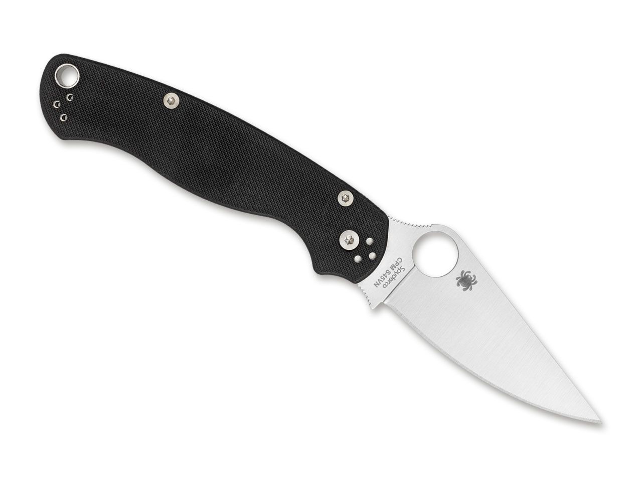 Taschenmesser Para Military 2 Black G10 Left von Spyderco