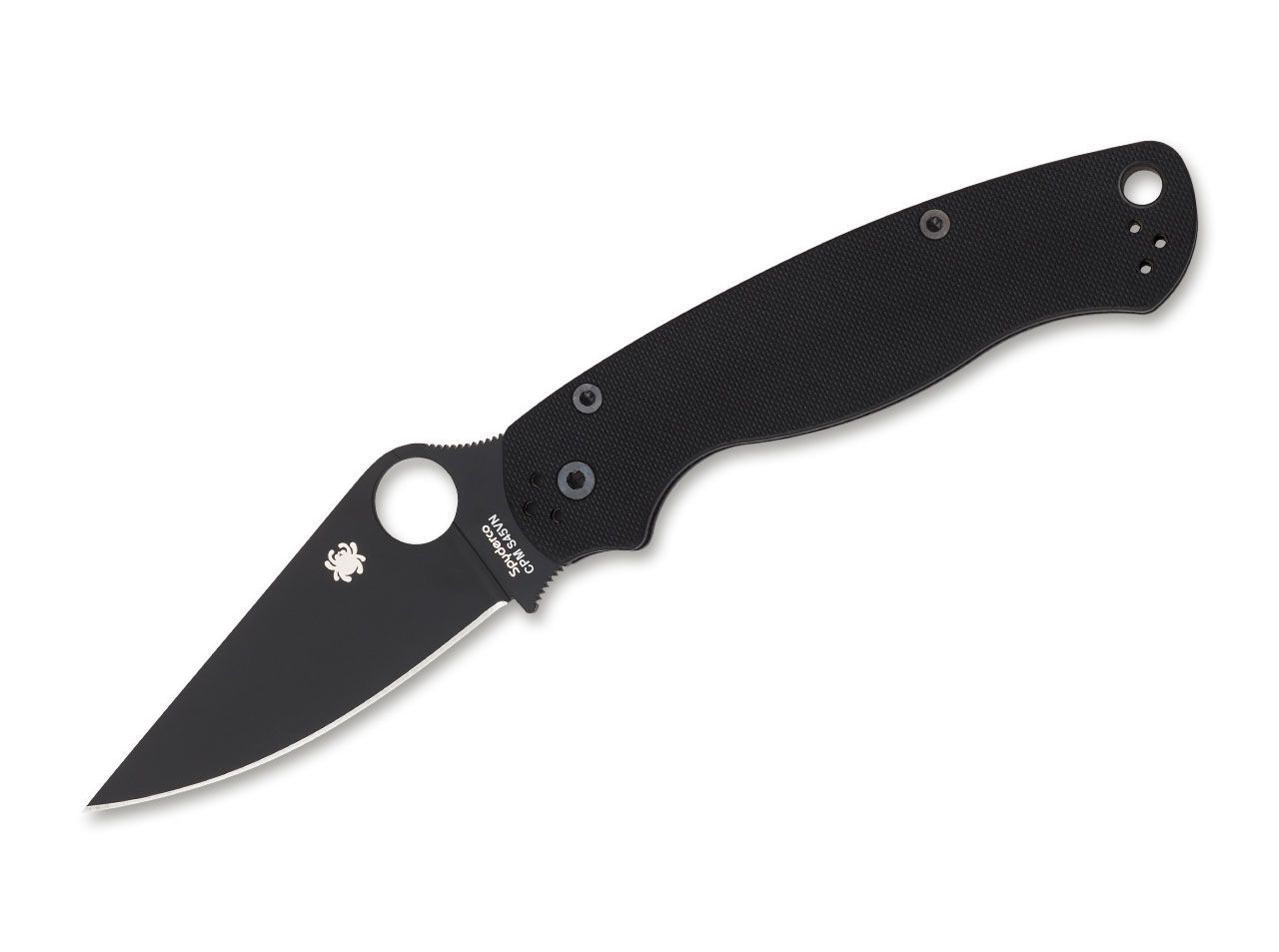 Taschenmesser SPY. PARAMILITARY2 BLACK G-10 C81GPBK2 von Spyderco