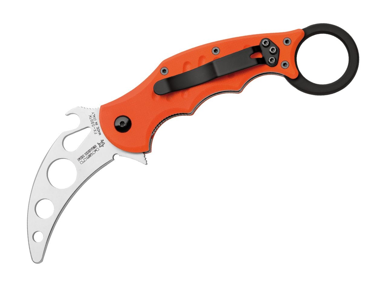 Taschenmesser Small Folding Karambit Trainer,stumpfes Trainingsmesser von FKMD