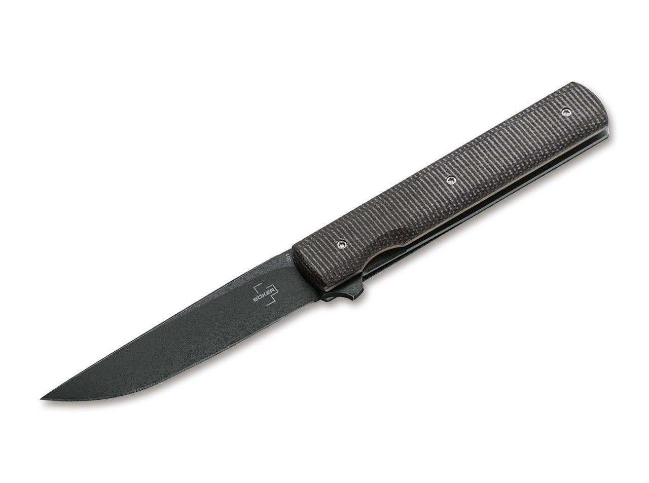 Taschenmesser Urban Trapper Liner Micarta schwarz von BÖKER Plus