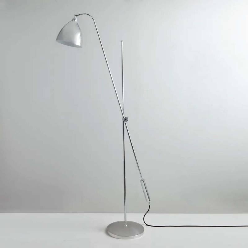 Task Overreach Stehleuchte, H: 210 - 250 cm, Aluminium poliert