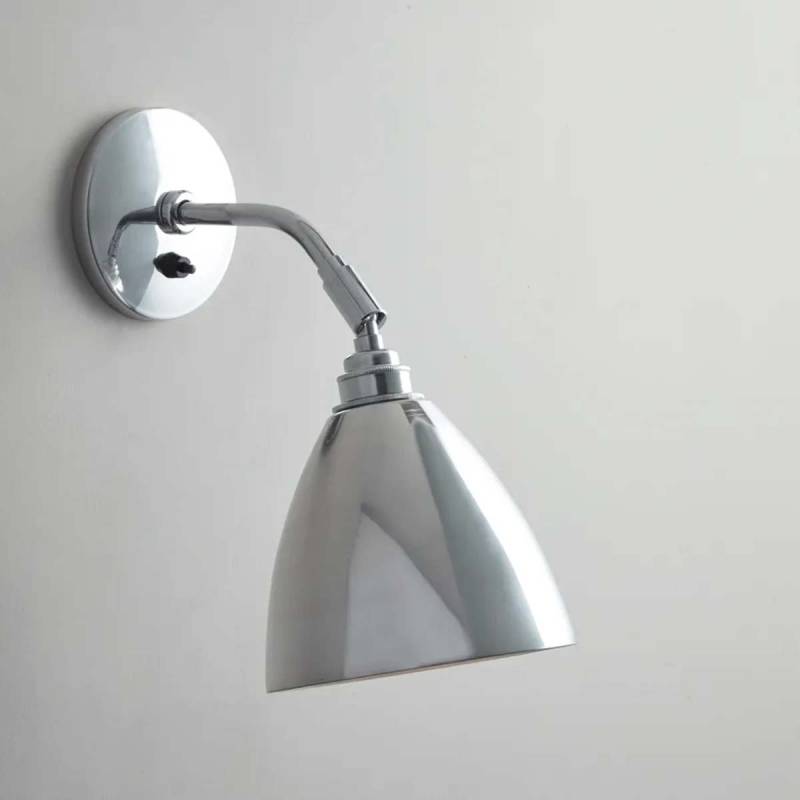 Task Short Wall Wandleuchte, Ø: 16 cm, Aluminium poliert