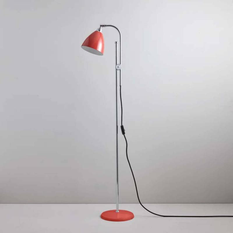 Task Stehleuchte, H: 134 - 175 cm, Rot
