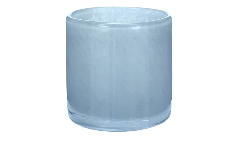HOME STORY Teelichtglas   ¦ blau ¦ Glas ¦ Maße (cm): H: 8,5  Ø: 8.3 Dekoration > Kerzen & Kerzenständer > Teelichthalter - Möbel Kraft