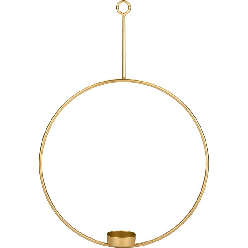 Teelichthalter Hängend Modern Antique 42 cm x 24,5 cm x 38 cm Gold