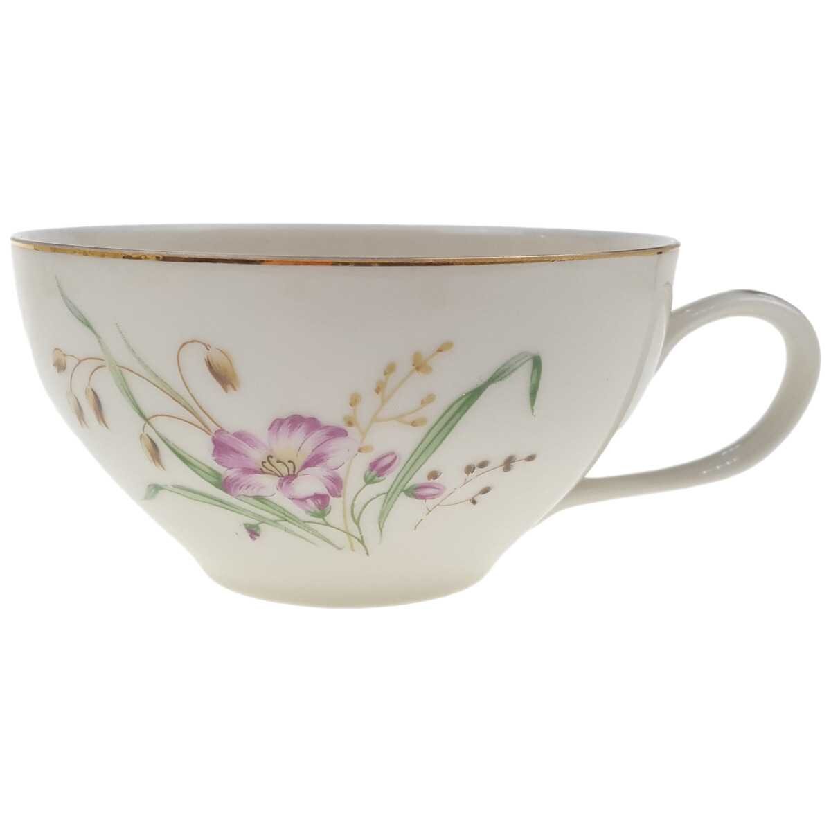 Teetasse Sophienthal Blumendekor gebraucht - gut