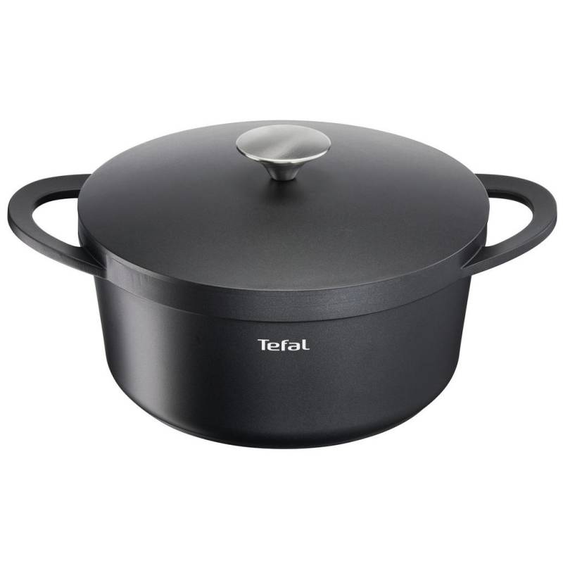 Tefal KOCHTOPF Schwarz, Edelstahl