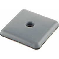 No Brand - Teflongleiter mit Schraube quadratisch, 54x54 mm, Höhe 8 mm, graublau No Brand - Teflongleiter mit Schraube quadratisch, 54x54 mm, Höhe 8 mm, graublau von NO BRAND