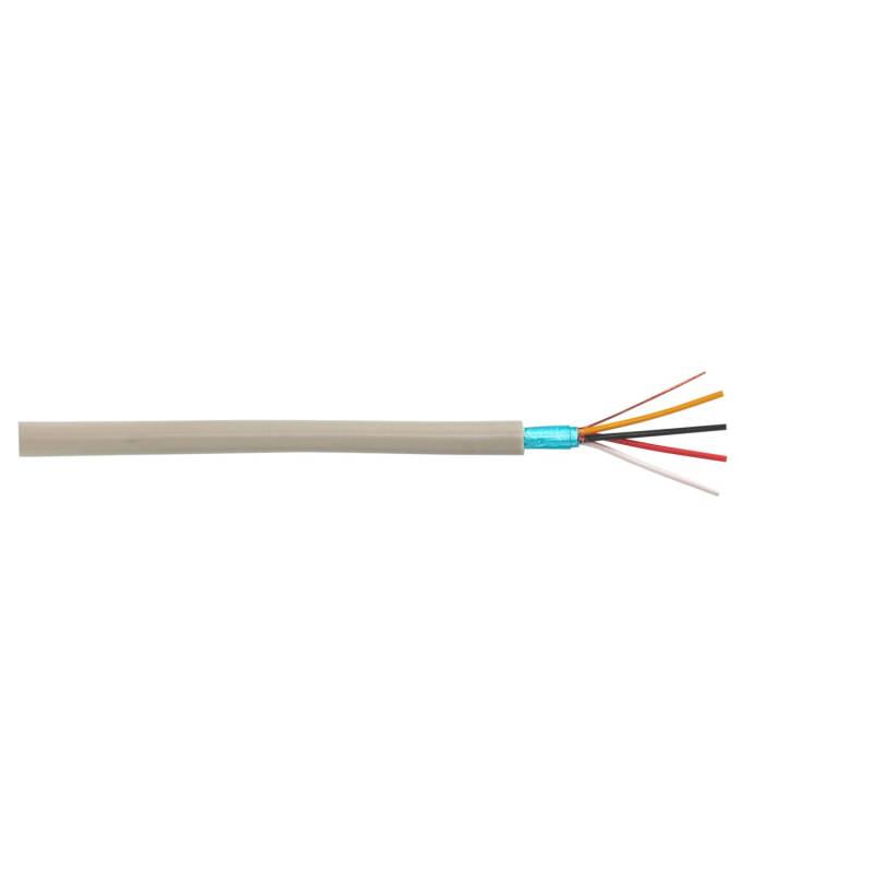 Telefonkabel JY(ST)Y 2 x 2 x 0,6 Grau 10 m