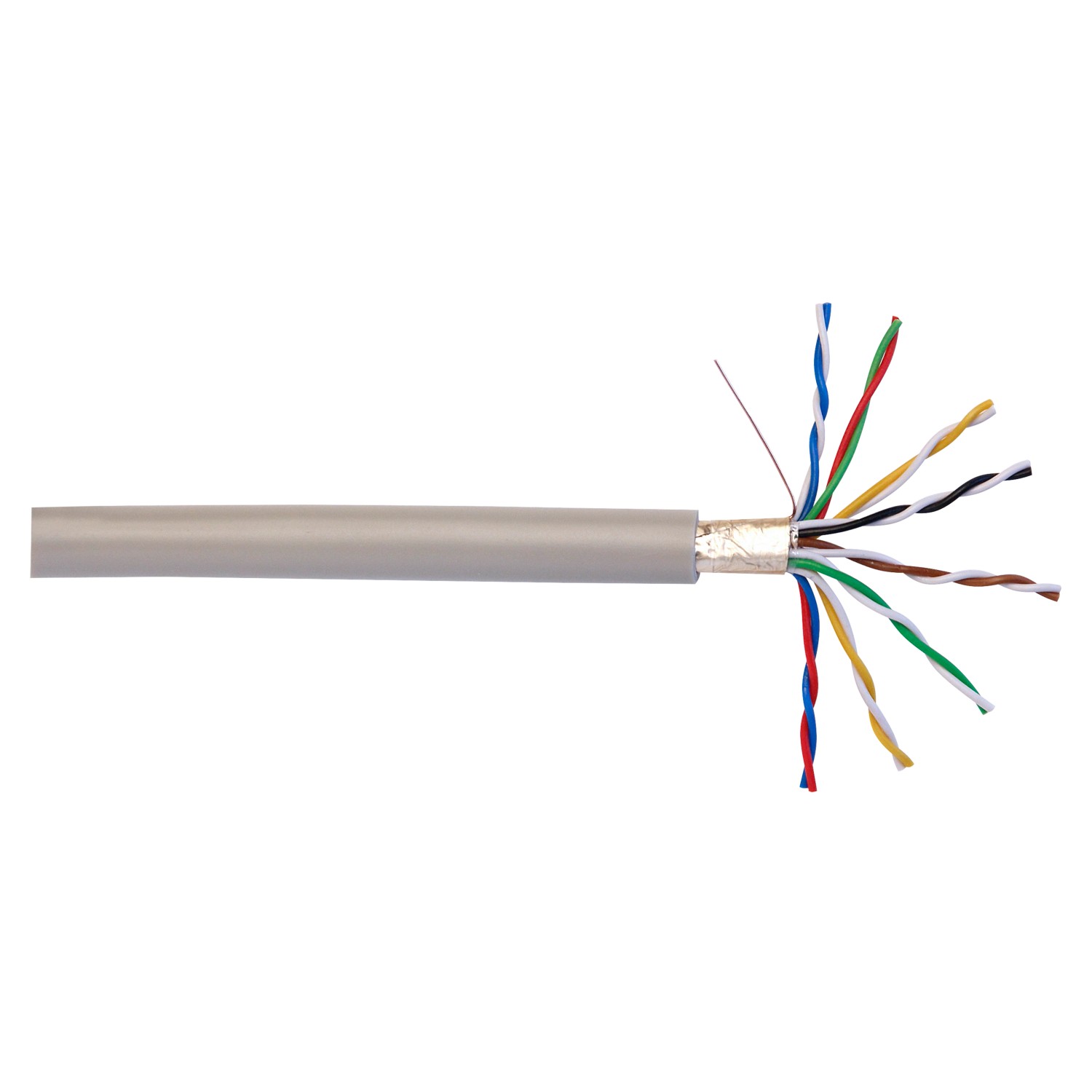 Telefonkabel JY(ST)Y 8 x 2 x 0,6 Grau Meterware