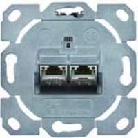 Telegärtner Modulaufnahme AMJ-S 2fach UP/0flex Cat6A T568B 100022965 von Telegärtner