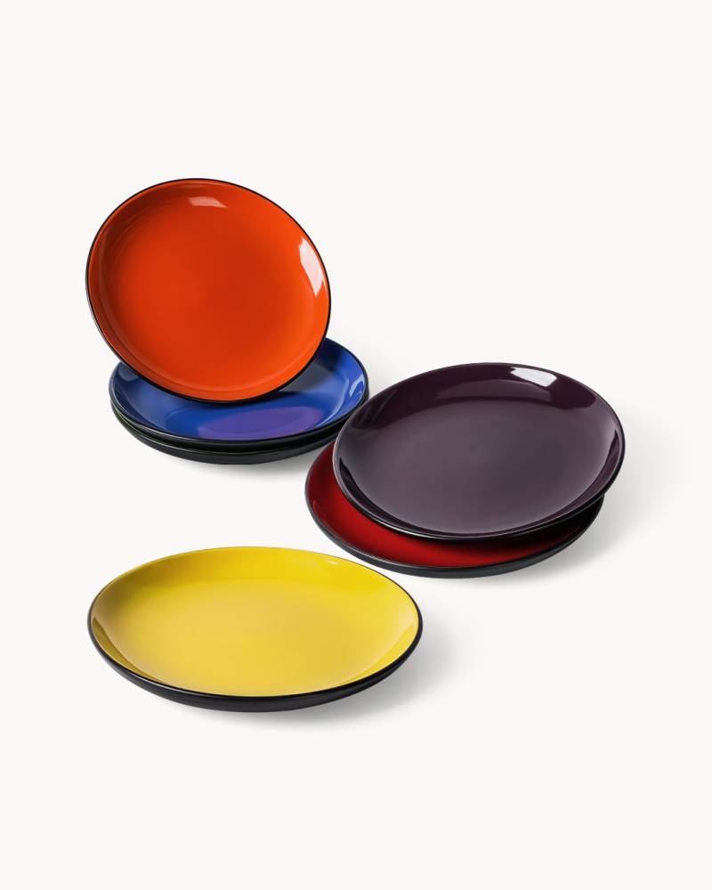 Teller Le Papillon 6er Set 20,5 - 26 cm