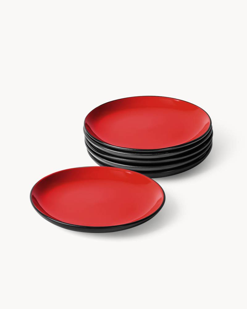 Teller Le Papillon 6er Set 20,5 - 26 cm
