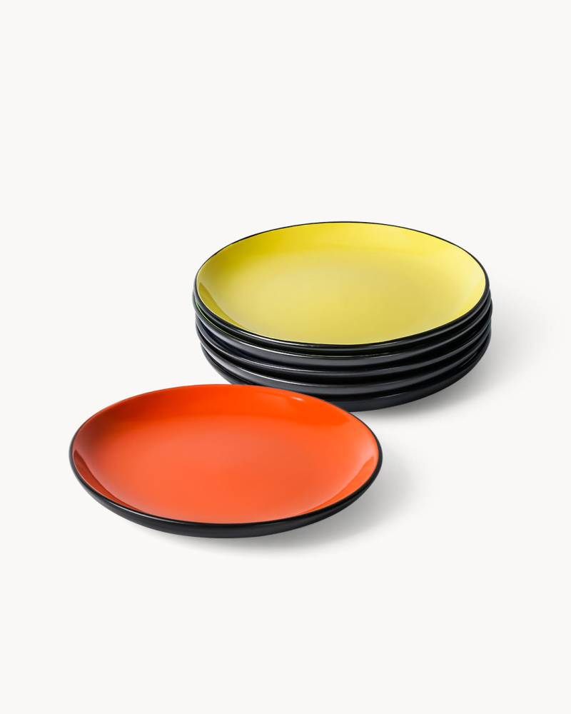Teller Le Papillon 6er Set 20,5 - 26 cm