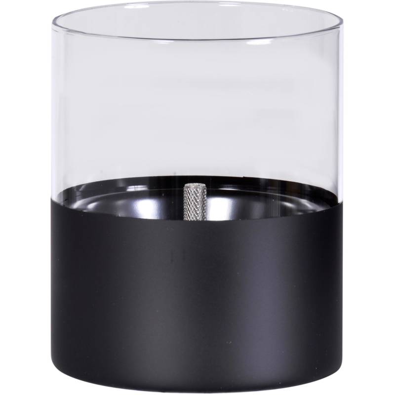 Tenderflame Tischfeuer Lilly Schwarz Glas 250 ml von Tenderflame