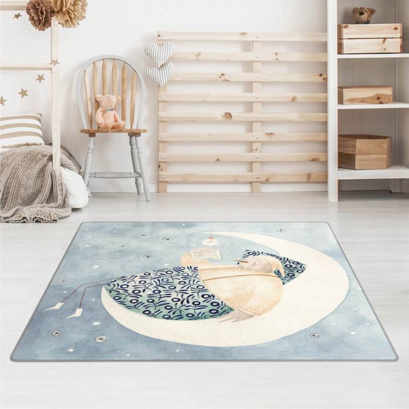 Teppich Bett im Mond