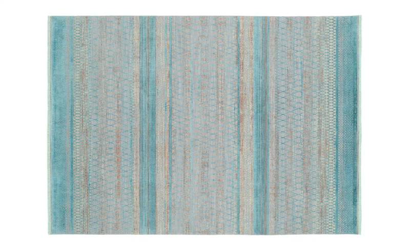 Teppich  Cremona ¦ blau ¦ Synthetische Fasern ¦ Maße (cm): B: 200 H: 0,7 Teppiche > Wohnteppiche - Höffner