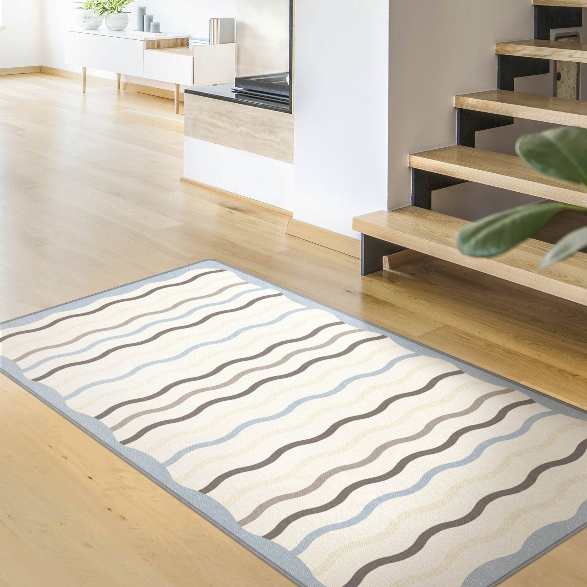 Teppich Formation von Sandwellen mit Rahmen