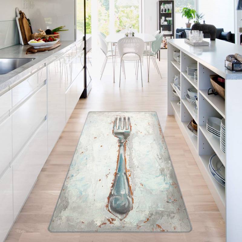 Teppich Impressionistisches Besteck - Gabel