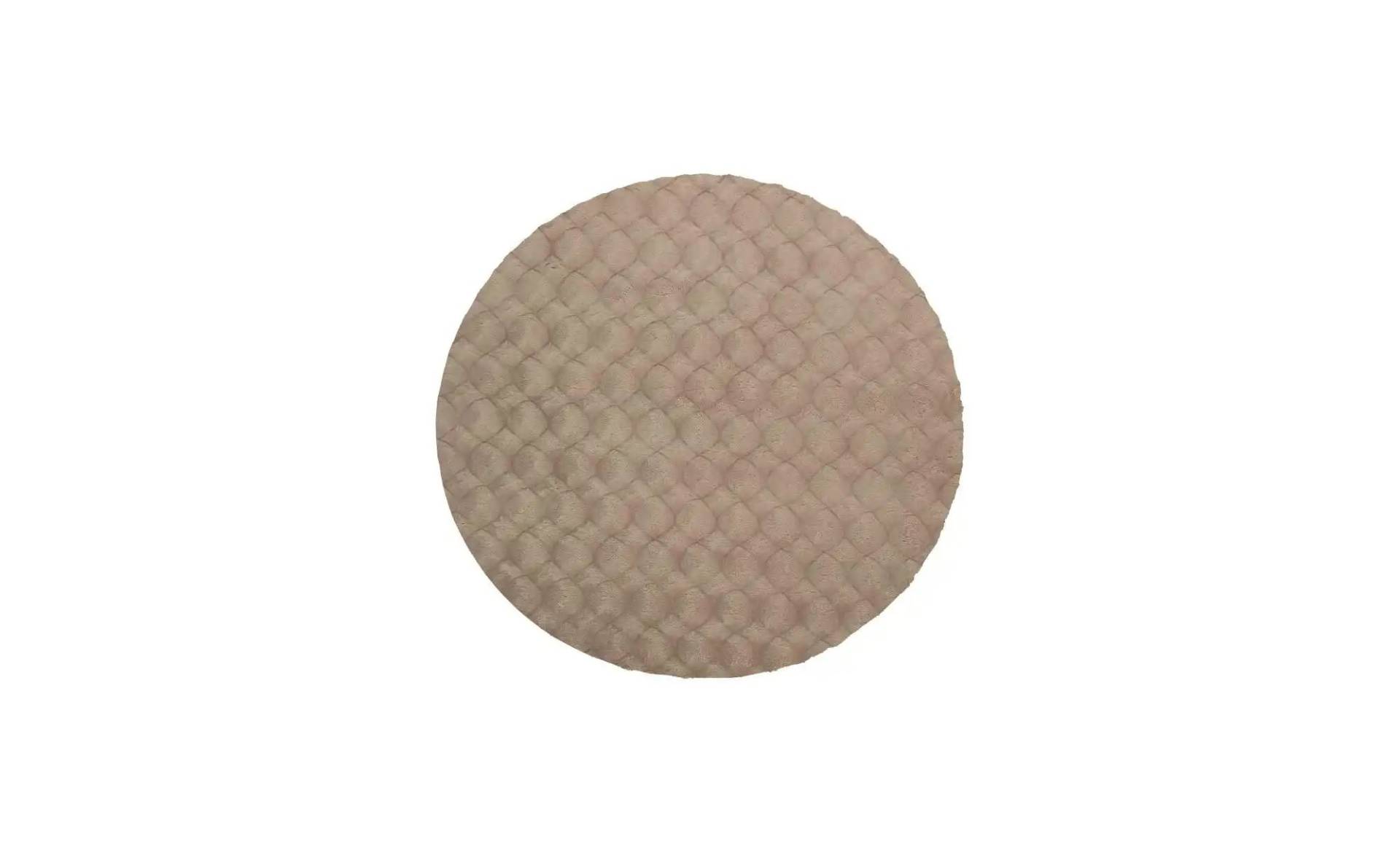 Teppich   ¦ beige ¦ Synthetische Fasern ¦ Maße (cm): B: 120 H: 3  Ø: 120 Teppiche > Wohnteppiche - Höffner