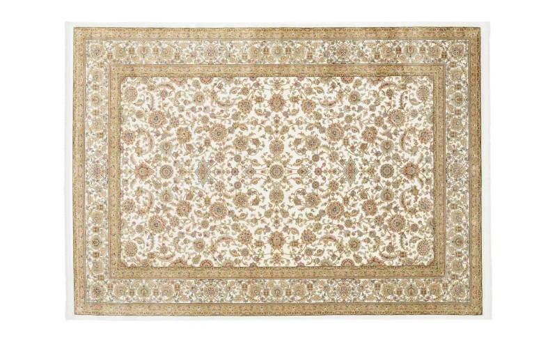 Teppich  Aleyna ¦ beige ¦ Viskose ¦ Maße (cm): B: 120 H: 0,6 Teppiche > Orientteppiche - Höffner