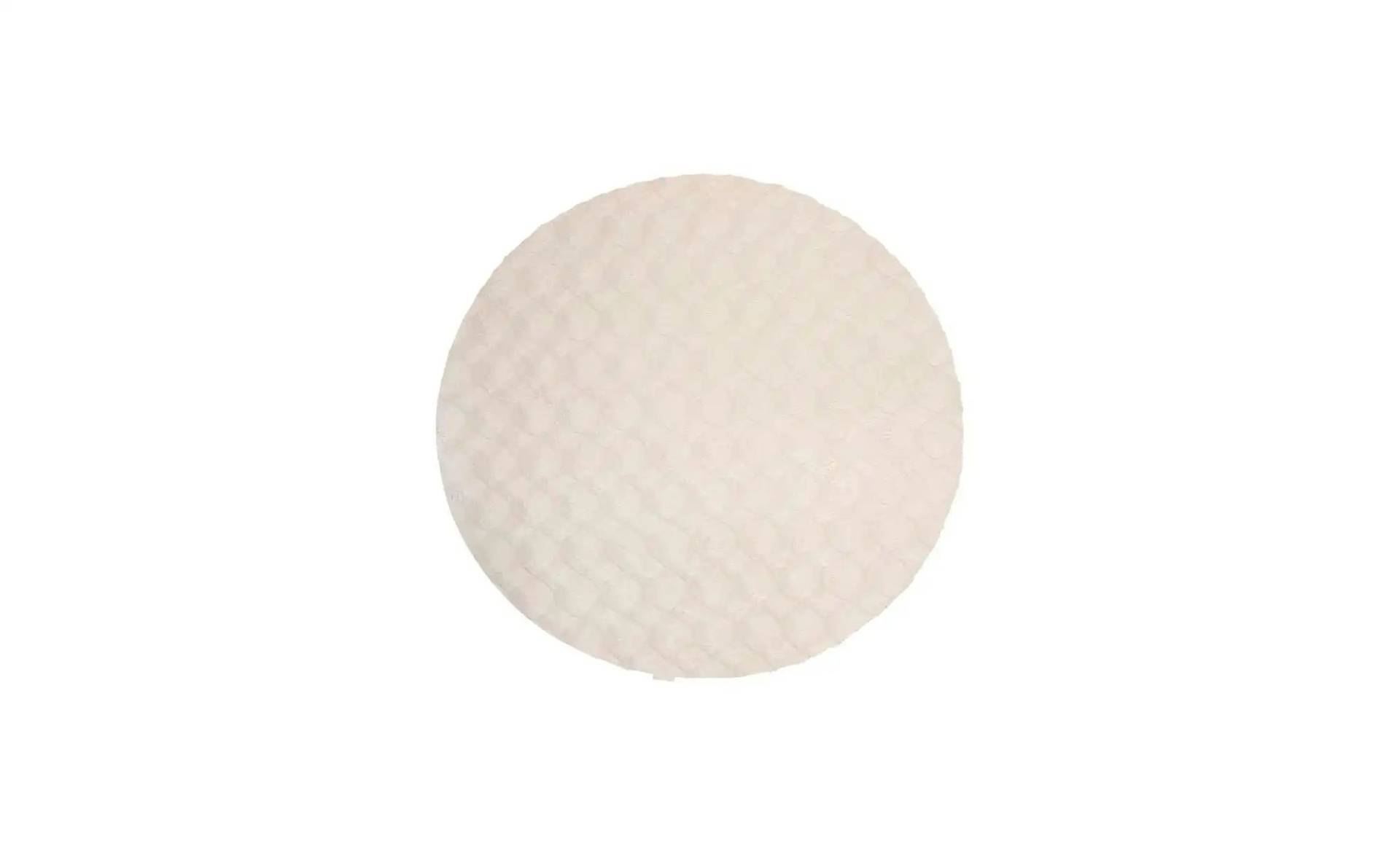 Teppich   ¦ creme ¦ Synthetische Fasern ¦ Maße (cm): B: 120 H: 3  Ø: 120 Teppiche > Wohnteppiche - Höffner