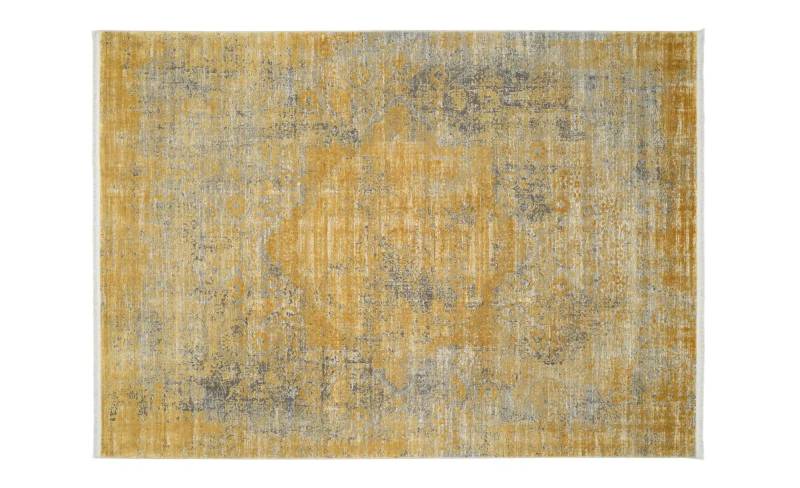 Webteppich  Color Creek ¦ gold ¦ Viskose ¦ Maße (cm): B: 200 H: 0,8 Teppiche > Wohnteppiche - Möbel Kraft