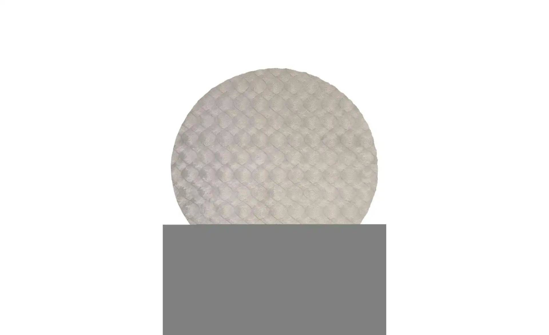 Teppich   ¦ grau ¦ Synthetische Fasern ¦ Maße (cm): B: 120 H: 3  Ø: 120 Teppiche > Wohnteppiche - Höffner