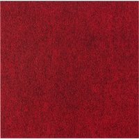 Teppichfliese Filz rot B/L: ca. 40x40 cm pro Stück von XXXL