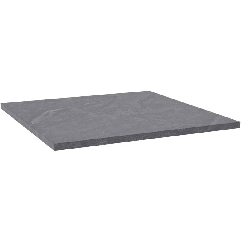 Terrassenplatte Feinsteinzeug Ardesia Schwarz 60 x 60 x 2 cm 2 Stück von Eurostone