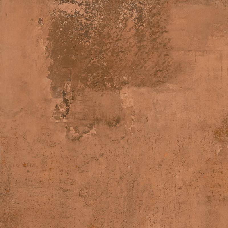 Terrassenplatte Feinsteinzeug Metallic Copper Glasiert Matt 100 cm x 100 cm von Eurostone