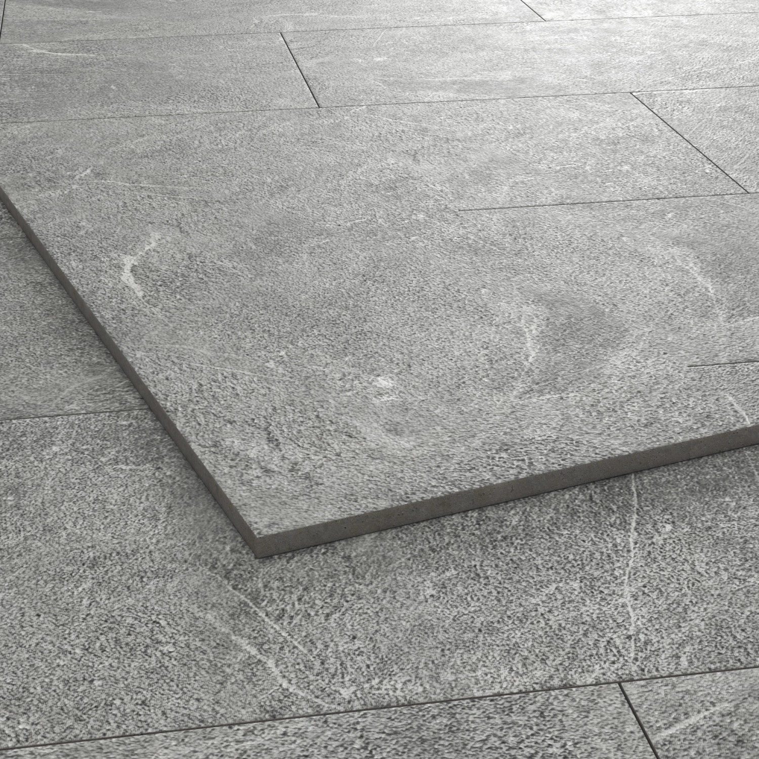 Terrassenplatte Feinsteinzeug Vero 2.0 Steinoptik Grau 50 cm x 100 cm Terrassenplatte Feinsteinzeug Vero 2.0 Steinoptik Grau 50 cm x 100 cm von Eurostone