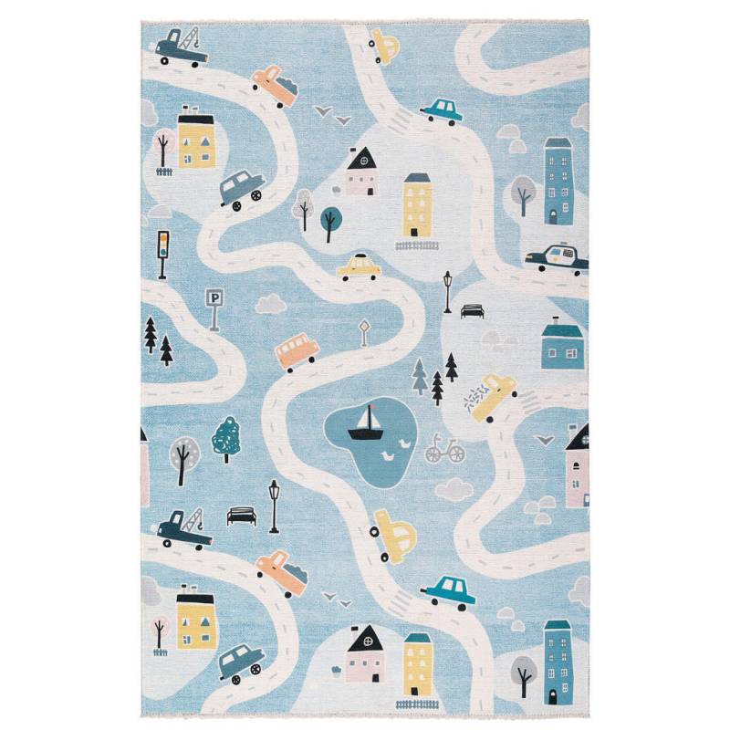 Tesso Living KINDER-TEPPICH Blau