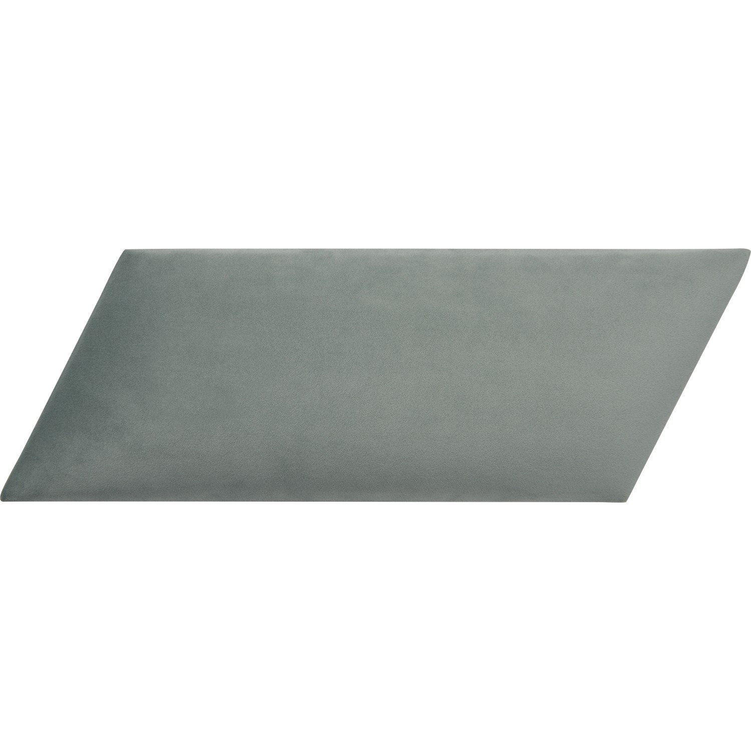 Wandkissen Diamant links 30 cm x 15 cm Mint Samt von -