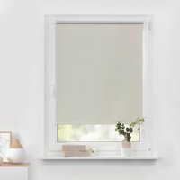 LICHTBLICK Thermo Klebe-/Klemmrollo Verdunklungsqualität creme B/L: ca. 75x150 cm von LICHTBLICK