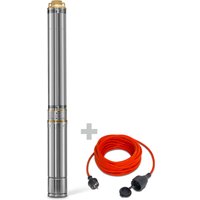 Tiefbrunnenpumpe TDP 7500 E + Qualitäts-Verlängerungskabel 15m / 230 V / 1,5 mm² von Trotec
