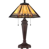 Tiffany Tischlampe Zugschalter 60cm hoch ETERNO Tiffany Tischlampe Zugschalter 60cm hoch ETERNO von ELSTEAD