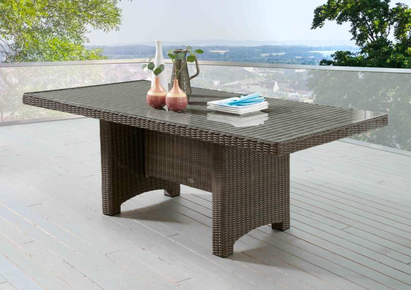 Tisch LUNA (rechteckig) 165x90cm Vintage Weiß