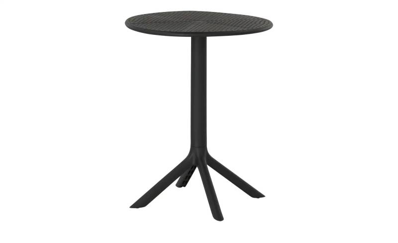 Tisch  Siena ¦ schwarz ¦ Maße (cm): H: 76  Ø: 60.0 Garten > Gartenmöbel > Gartentische - Möbel Kraft