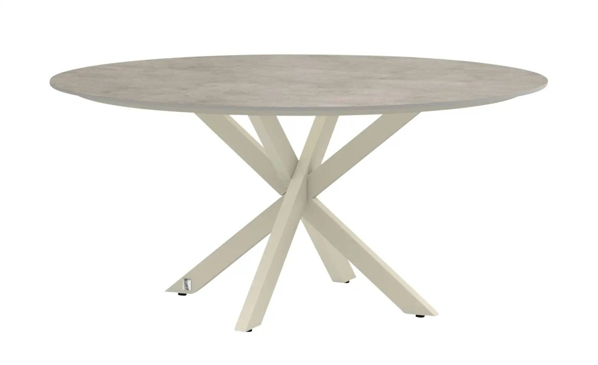 JOOP! JOOP! Tischgestell  Cross Round ¦ creme ¦ Maße (cm): B: 140 H: 73 Garten > Gartenmöbel > Gartentische - Möbel Kraft
