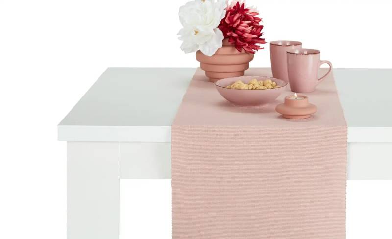 como Tischläufer  Bella ¦ rosa/pink ¦ Maße (cm): B: 40 Tischwäsche & Küchentextilien > Tischläufer - Höffner