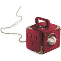 Tischlampe Keramik E27 B: 15,5 cm 20 cm hoch eckig von Ferroluce