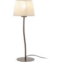 Tischlampe Kinderzimmer 37 cm Metall Stoff klein E27 von TK Lighting