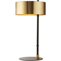 Tischlampe Schwarz Gold H: 49 cm D: 25 cm E14 Metall Tischlampe Schwarz Gold H: 49 cm D: 25 cm E14 Metall von Searchlight