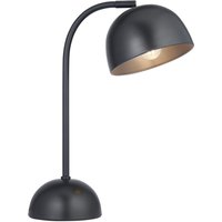 Tischlampe Schwarz Metall 51 cm verstellbarer Schirm E14 von Endon